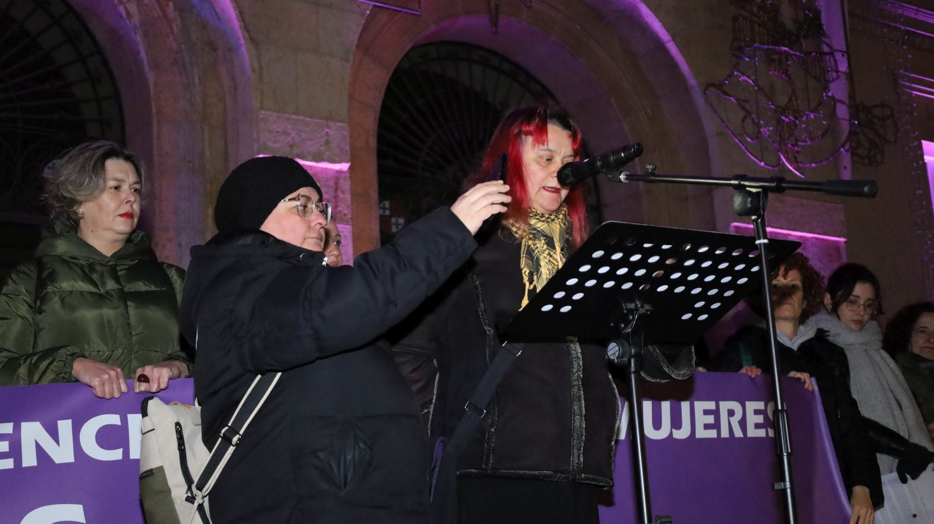 La manifestación del 25N en Palencia en imágenes