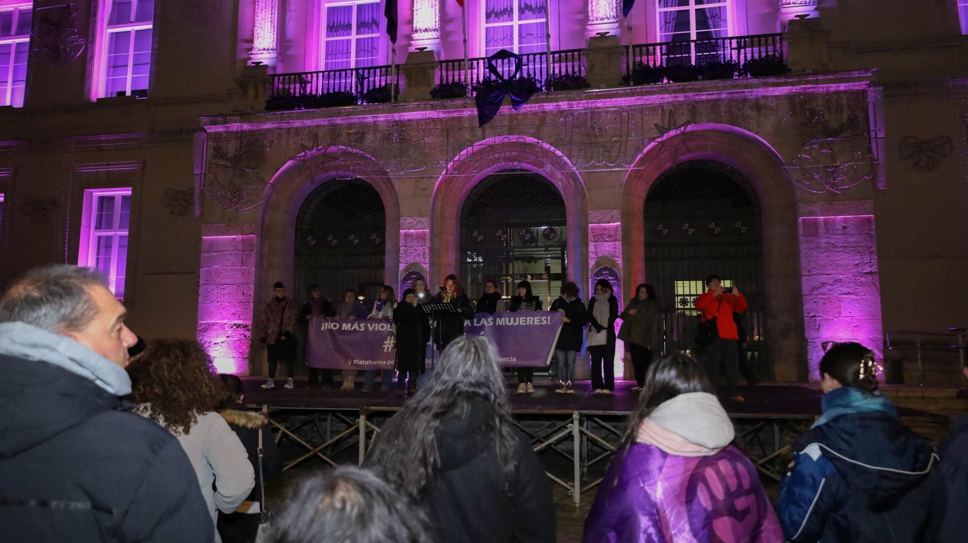 La manifestación del 25N en Palencia en imágenes