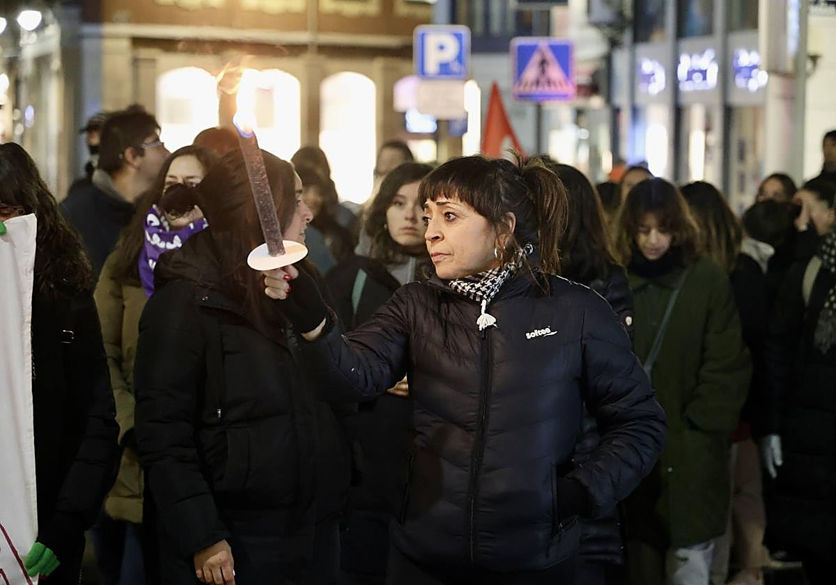 1.200 personas claman en Valladolid por el fin de la violencia de ...