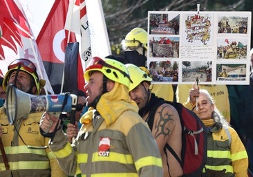 Los sindicatos exigen un operativo anti incendios «estrictamente público, totalmente profesional y permanente»
