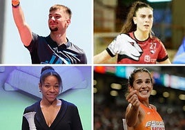 Álvaro Infante, María Sancha, Isabel Nieto y Marta García.