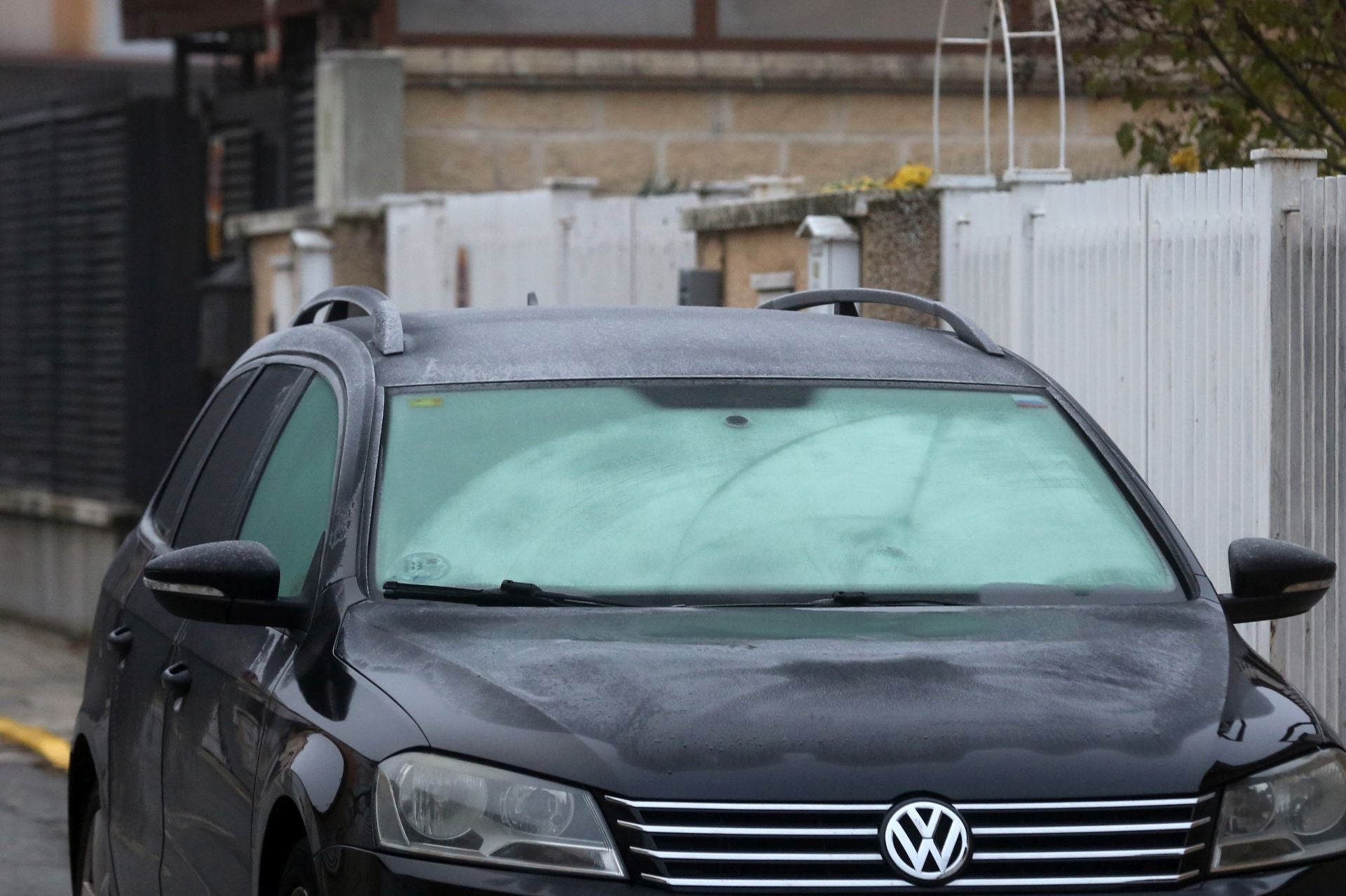 Mañana con temperaturas bajo cero en la provincia de Segovia