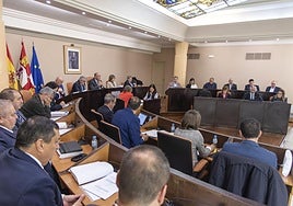 Pleno de la Diputación de Segovia celebrado este jueves.