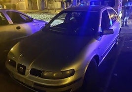 Vehículo que conducía el conductor investigado.