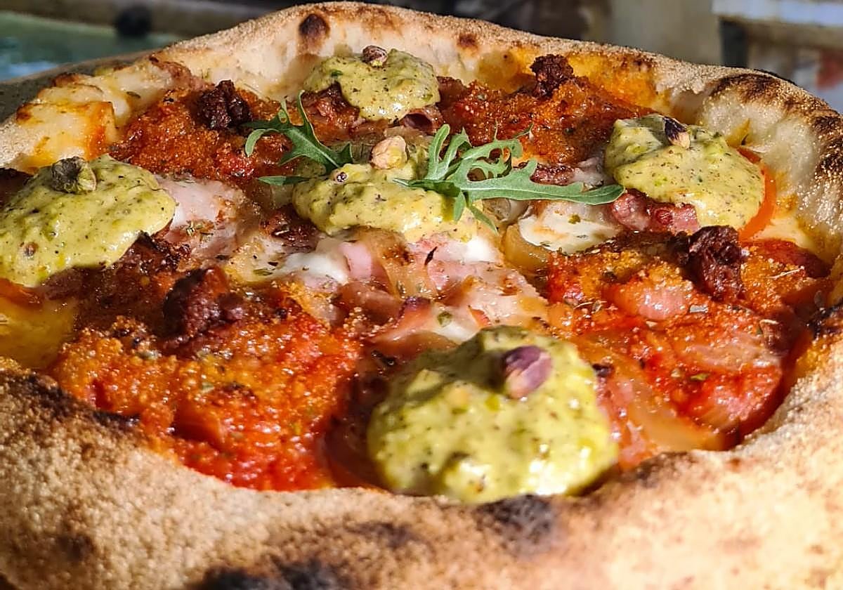 Pizza 'Francy Vincy' de la pizzería Siciliana Kuró que ha pasado a la gran final del próximo 1 de diciembre.