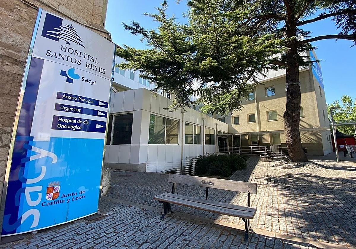 Hospital Santos Reyes de Aranda de Duero, adonde acudió el accidentado de Ayllón.