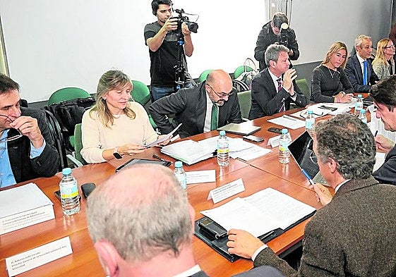 Reunión de la Sociedad Valladolid Alta Velocidad el pasado lunes.