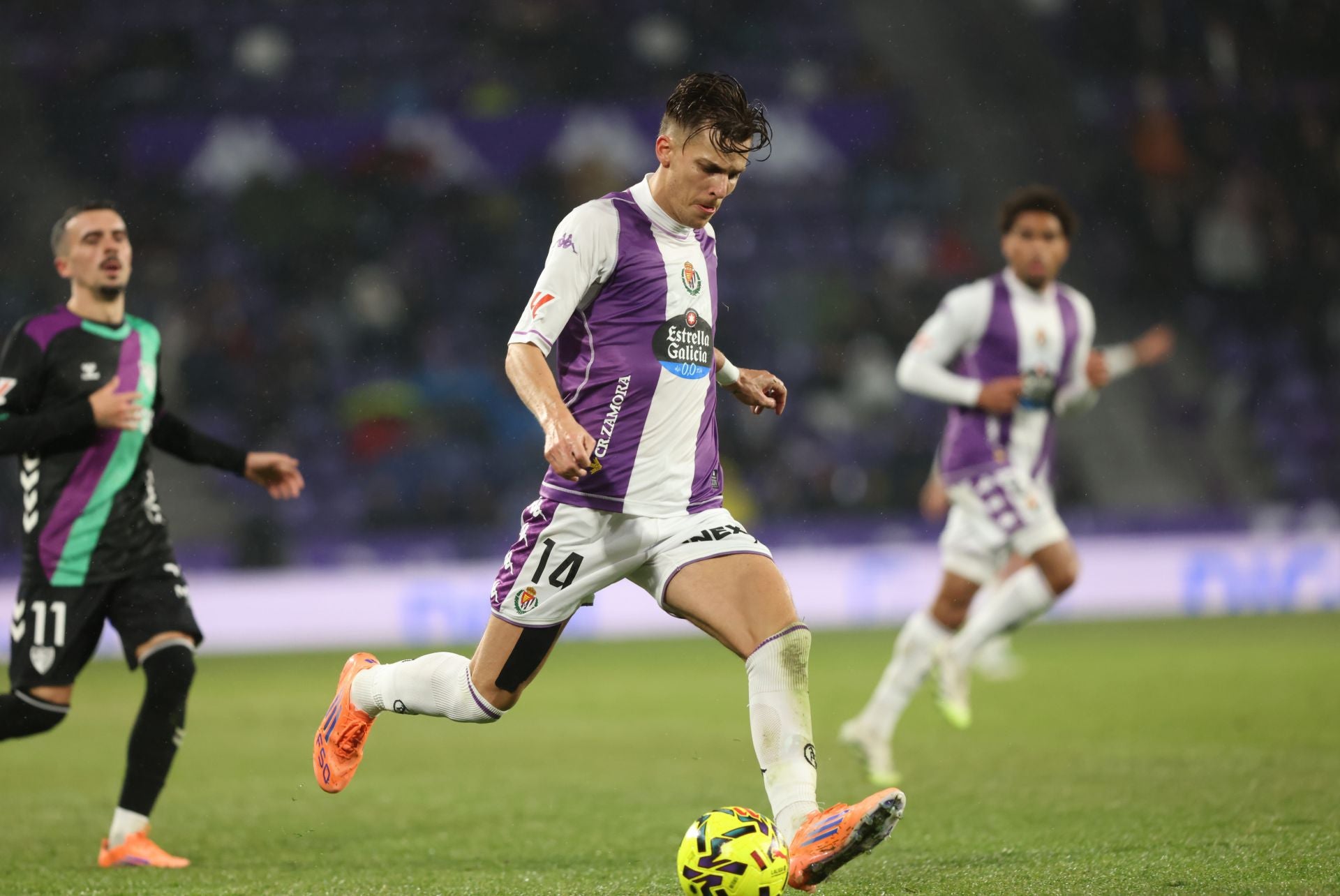 El partido del Real Valladolid contra el Málaga, en imágenes