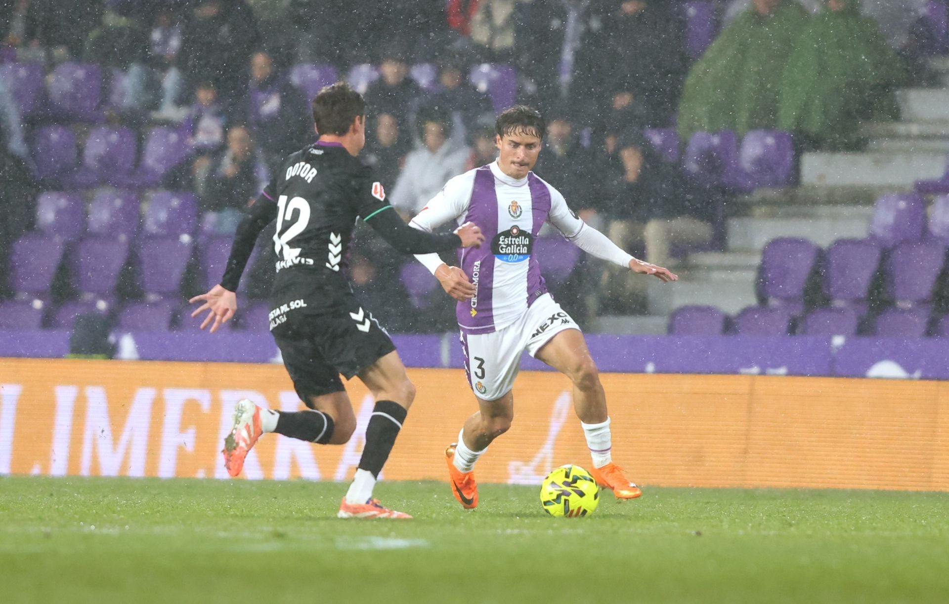 El partido del Real Valladolid contra el Málaga, en imágenes