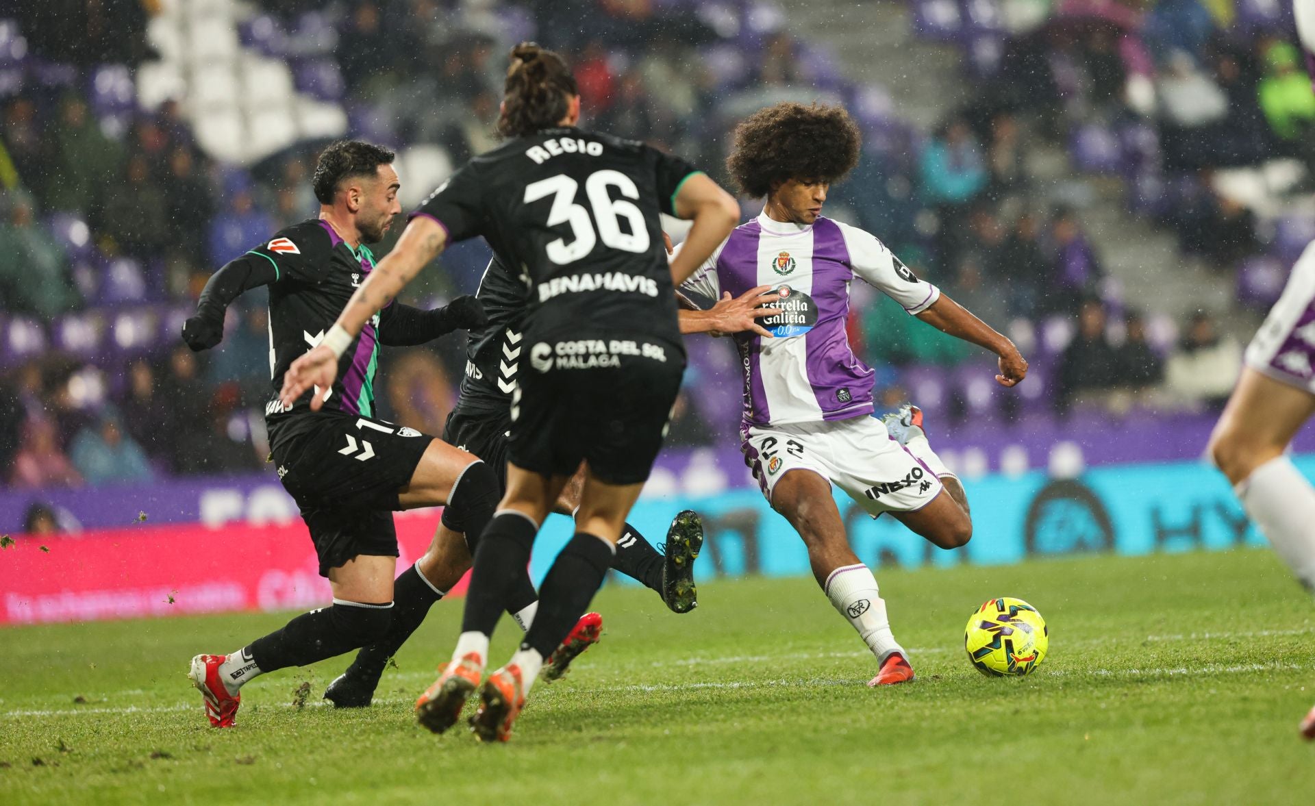 El partido del Real Valladolid contra el Málaga, en imágenes