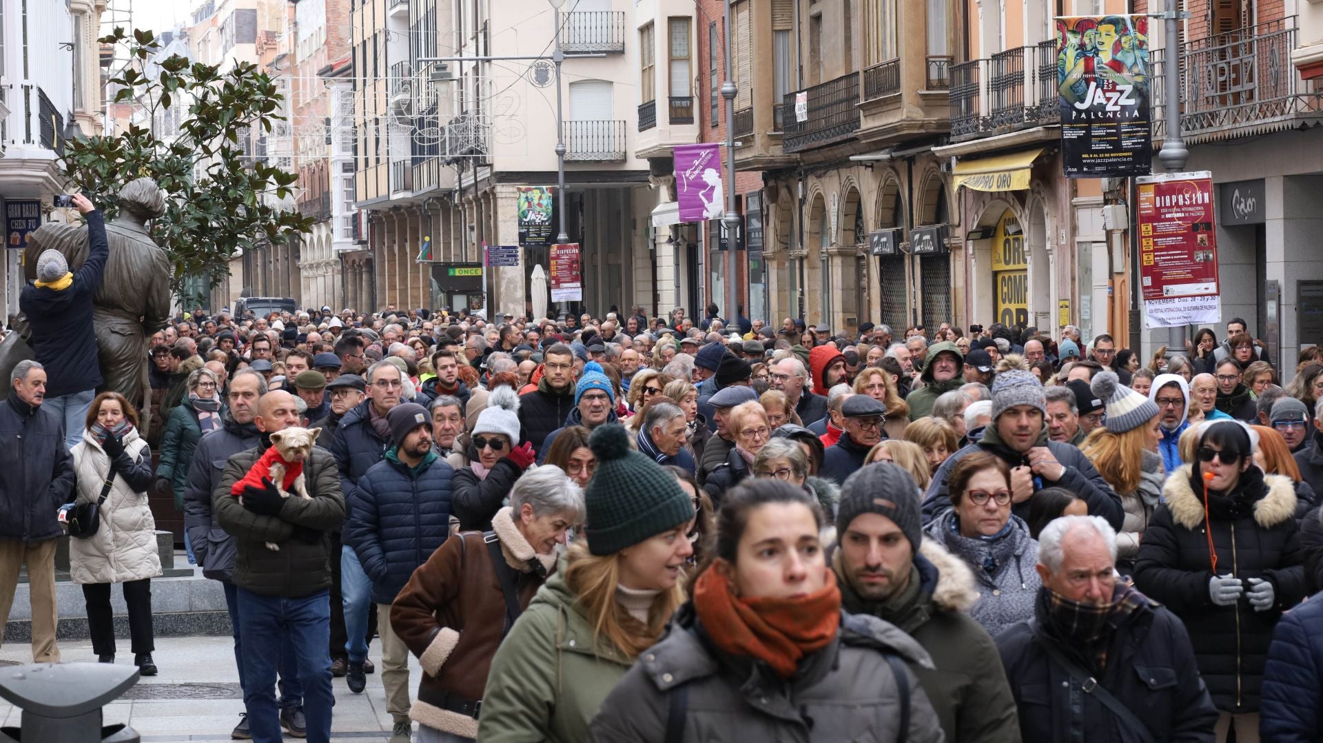 Así ha transcurrido la manifestación en Palencia por el soterramiento