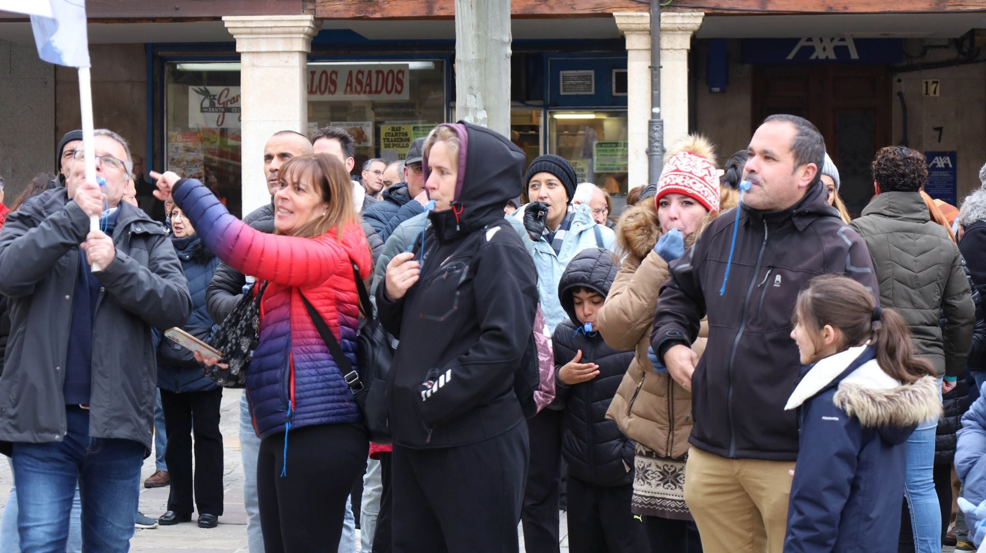 Así ha transcurrido la manifestación en Palencia por el soterramiento