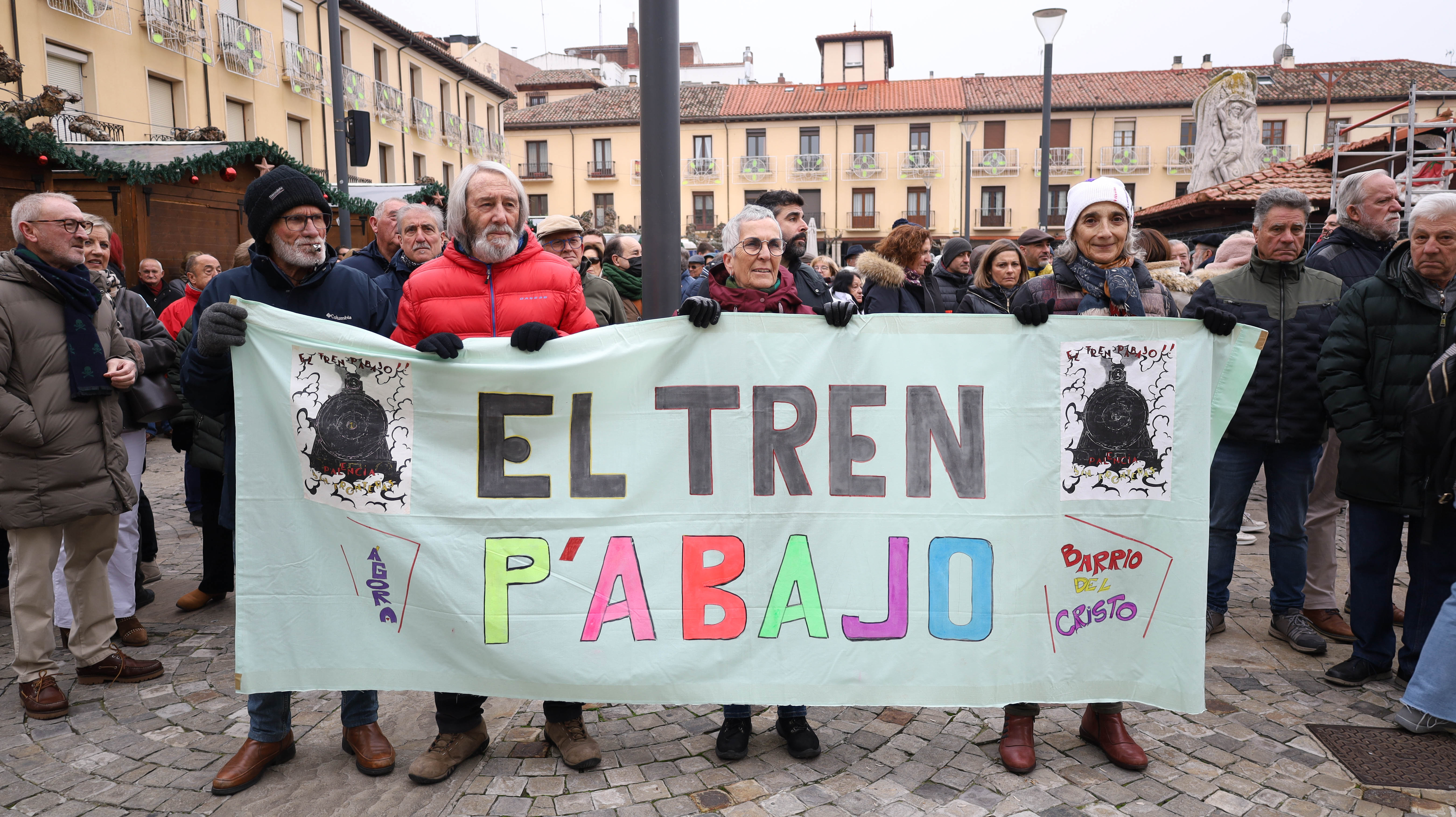 Así ha transcurrido la manifestación en Palencia por el soterramiento