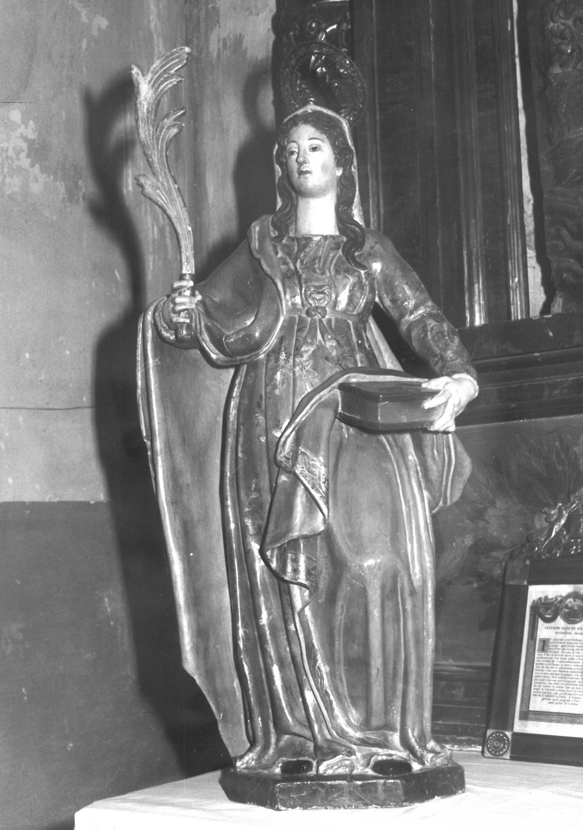 La imagen de Santa Águeda.