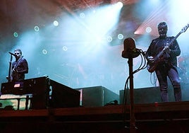 Un momento del concierto de Dorian durante la noche de este sábado en el Intro Music.