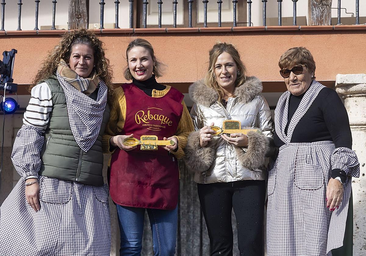 Entrega de las distinciones durante las XV Jornadas del Mondongo