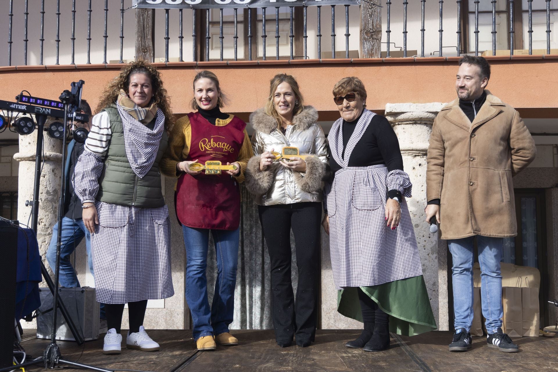Entrega de las distinciones durante las XV Jornadas del Mondongo