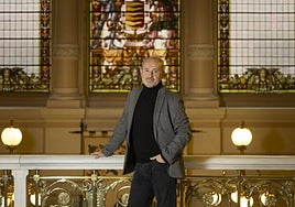 Alberto Cuadrado, en la Casa Consistorial vallisoletana