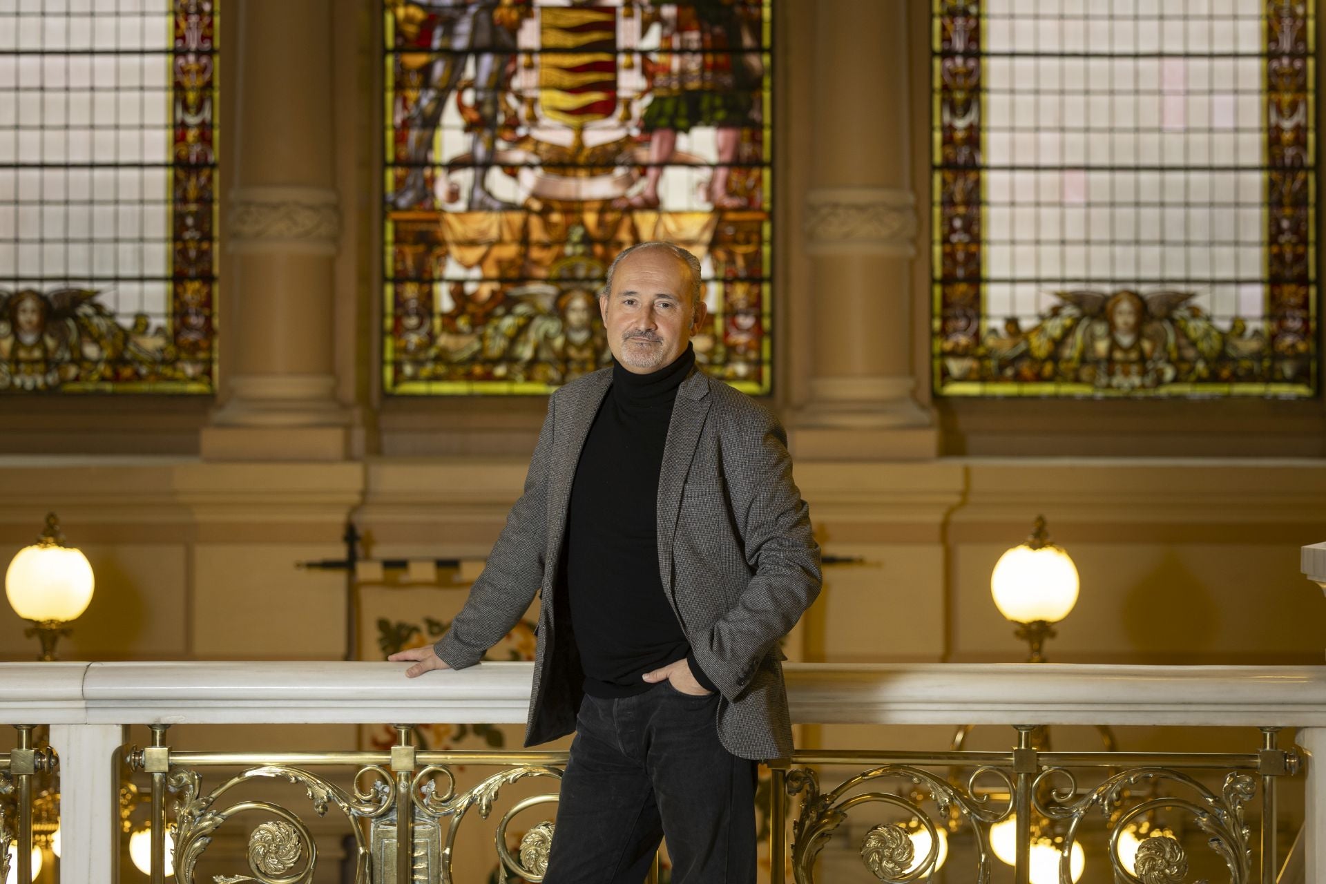 Alberto Cuadrado, en la Casa Consistorial vallisoletana