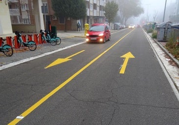 Parquesol recupera una calle y suma medidas para evitar conflictos de tráfico por la red de calor