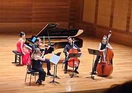 Un momento del concierto.