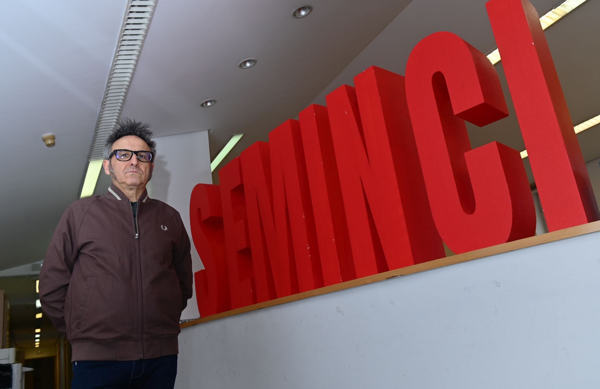 José Luis Cienfuegos director de la Seminci, en el espacio Seminci.