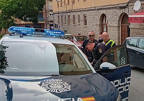 Reciente operación antidroga llevada a cabo por la Policía Nacional en la capital segoviana.
