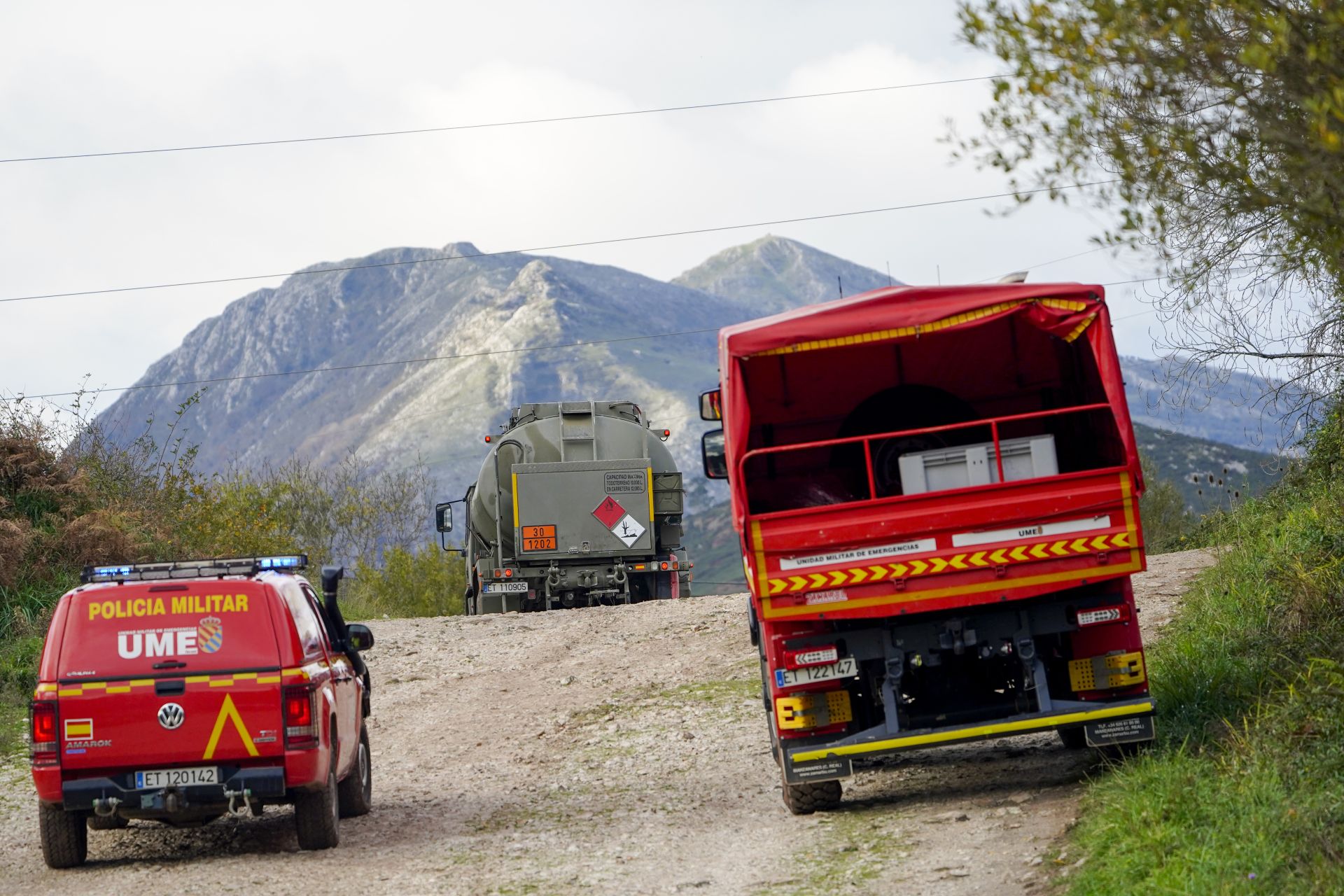 Las imágenes de la búsqueda en Asturias de Mari Trini y su bebé