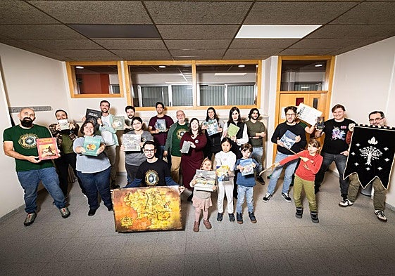 Integrantes del Smial Imladris, la delegación vallisoletana de la Sociedad Tolkien, durante una de sus actividades.