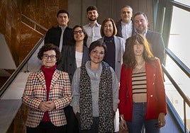 Profesores e investigadores de la Universidad de Valladold que participaron en el seminario 'Dar voz al silencio. Mujeres, violencia y representación'.