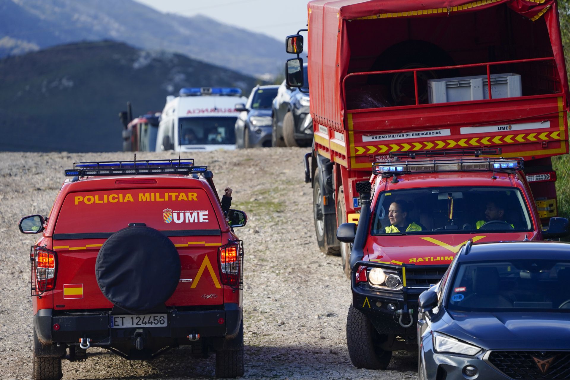 Las imágenes de la búsqueda en Asturias de Mari Trini y su bebé