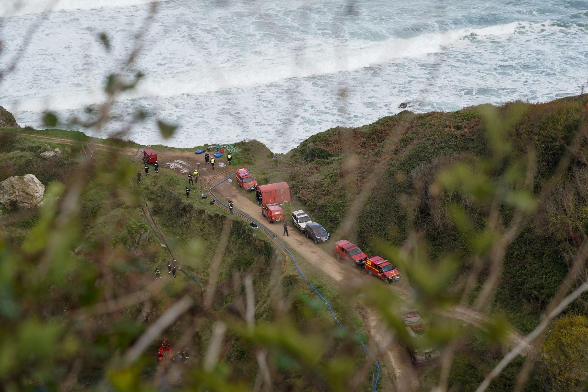 Las imágenes de la búsqueda en Asturias de Mari Trini y su bebé