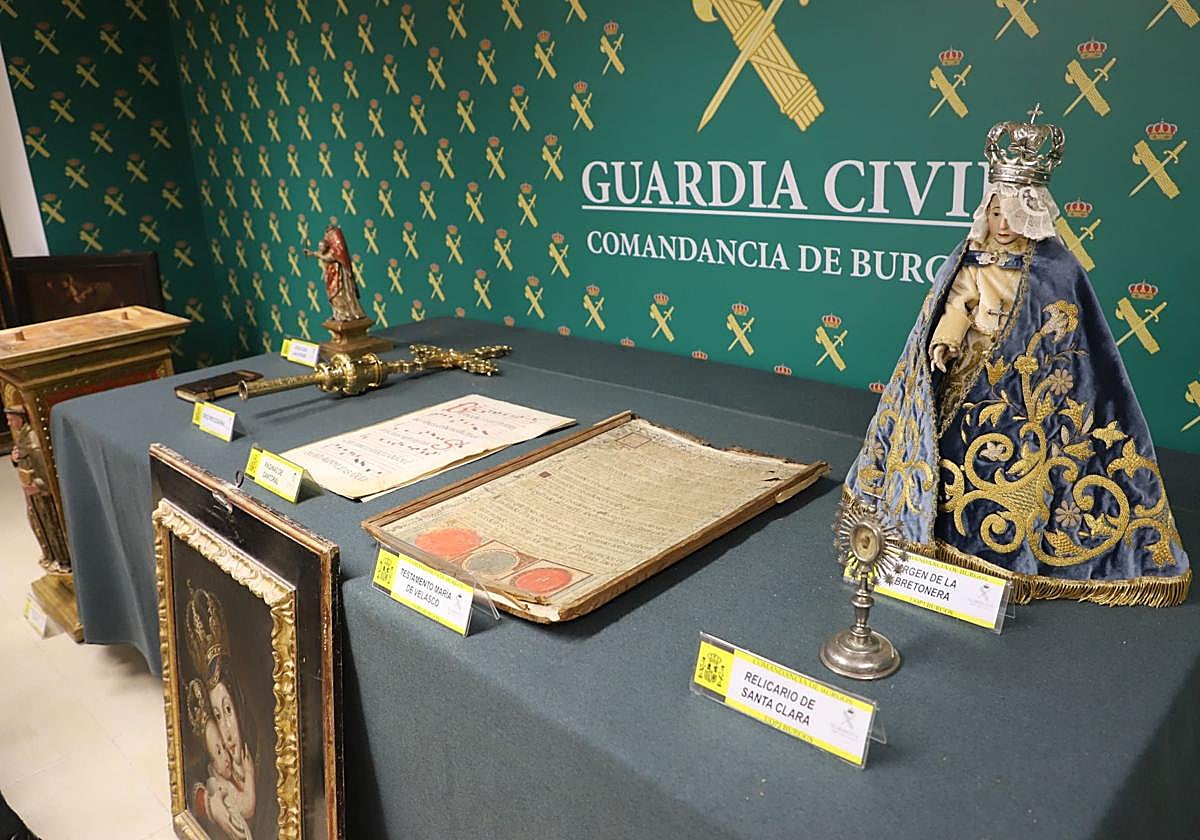 Muchas de las piezas recuperadas atesoran un enorme valor artístico e histórico.