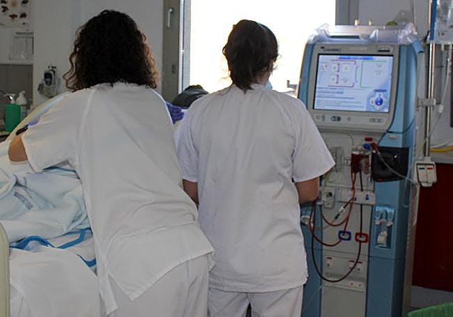 Unidad de diálisis en Segovia.