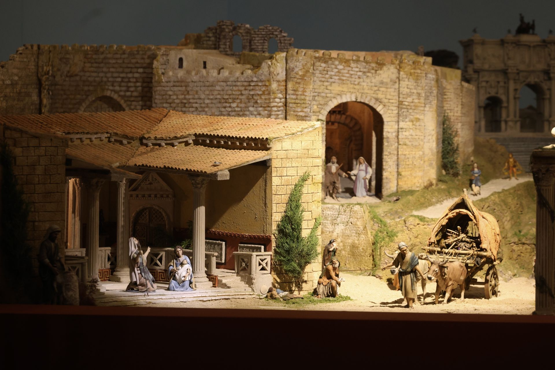 El belén de las Francesas, ambientado en la antigua Roma