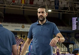 Davi Barrio, en el encuentro de Copa ante el Movistar Estudiantes.