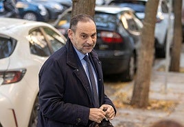 Llegada de José Luis Ábalos al Tribunal Supremo en el mes de noviembre.