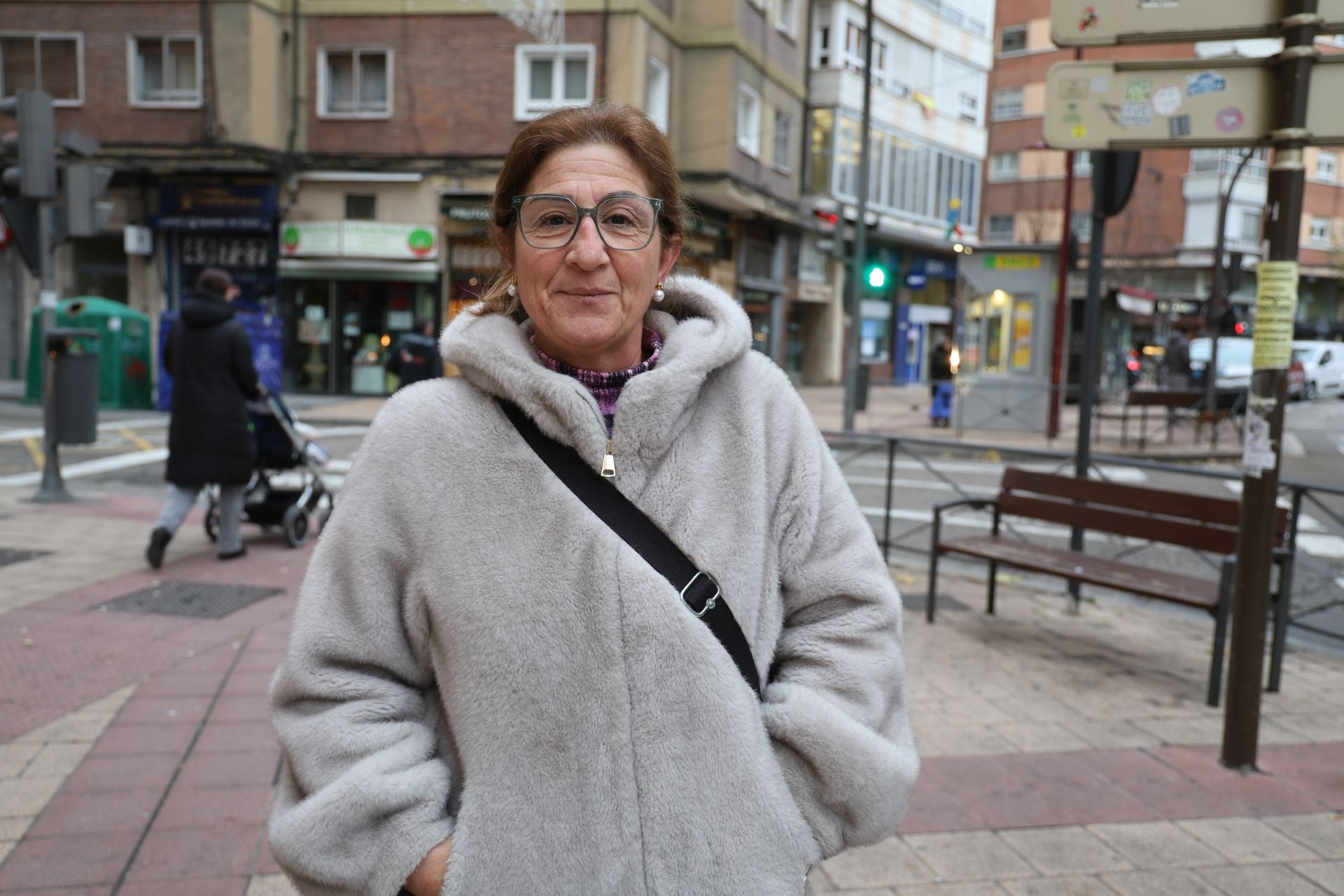 Ana María Frutos, trabajadora de la zona.