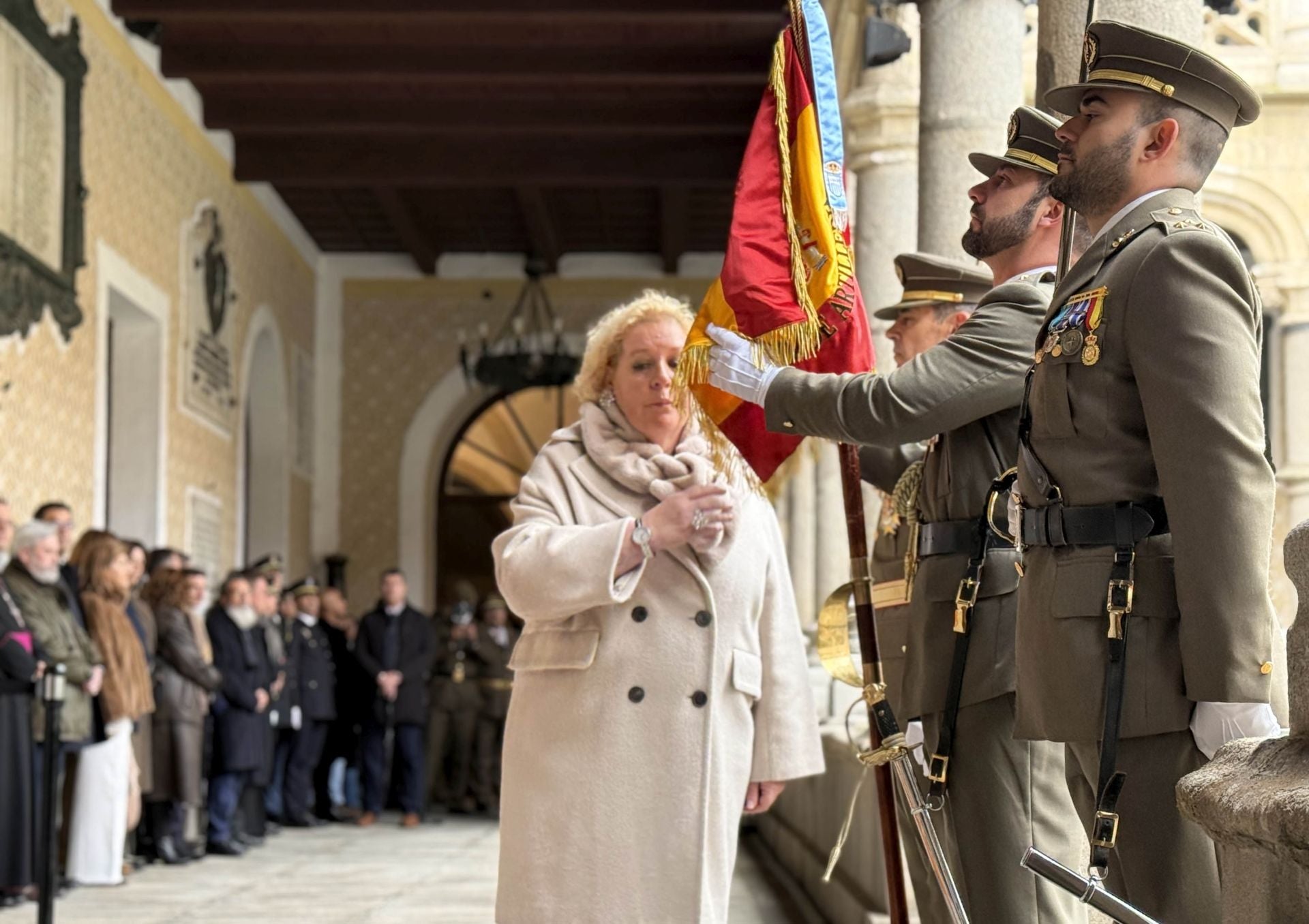 Fotos de la jura de bandera en Segovia