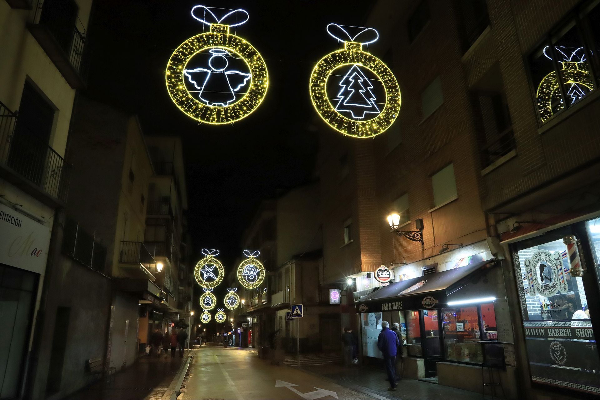 El encendido de la iluminación navideña de Segovia, en fotos
