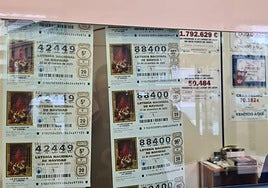 Administración de Lotería que tuvo consignado el número.