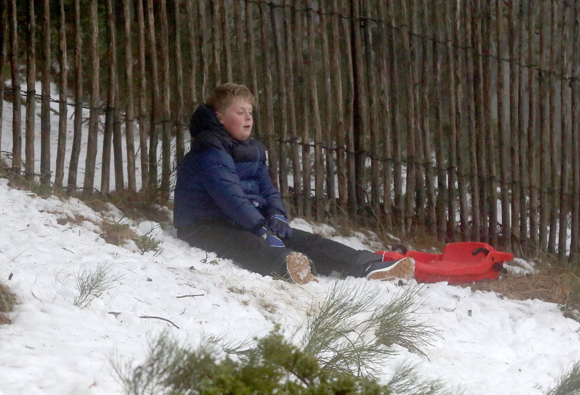 Fin de semana de nieve en Navacerrada sin cortes de tráfico