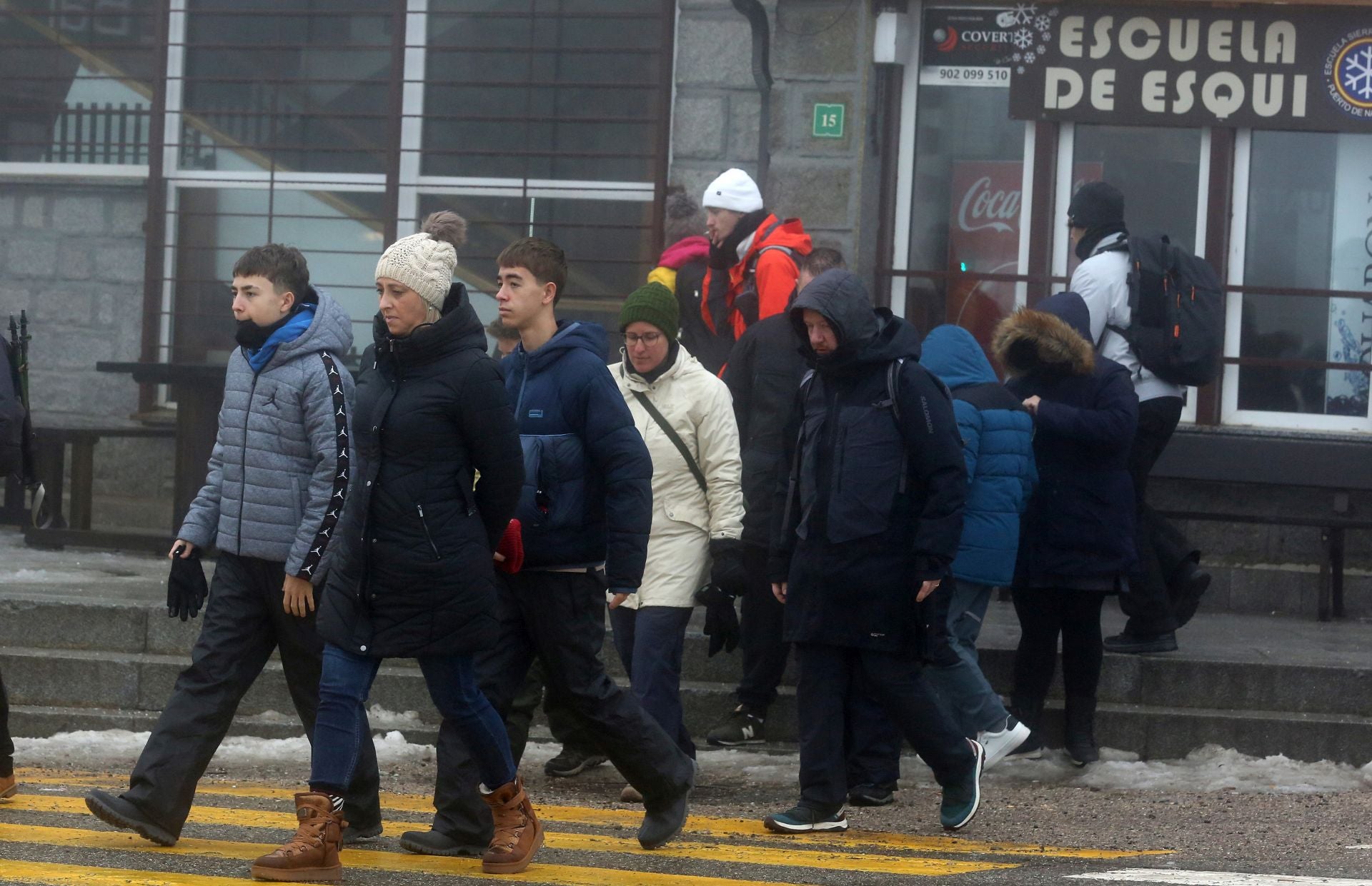 Fin de semana de nieve en Navacerrada sin cortes de tráfico