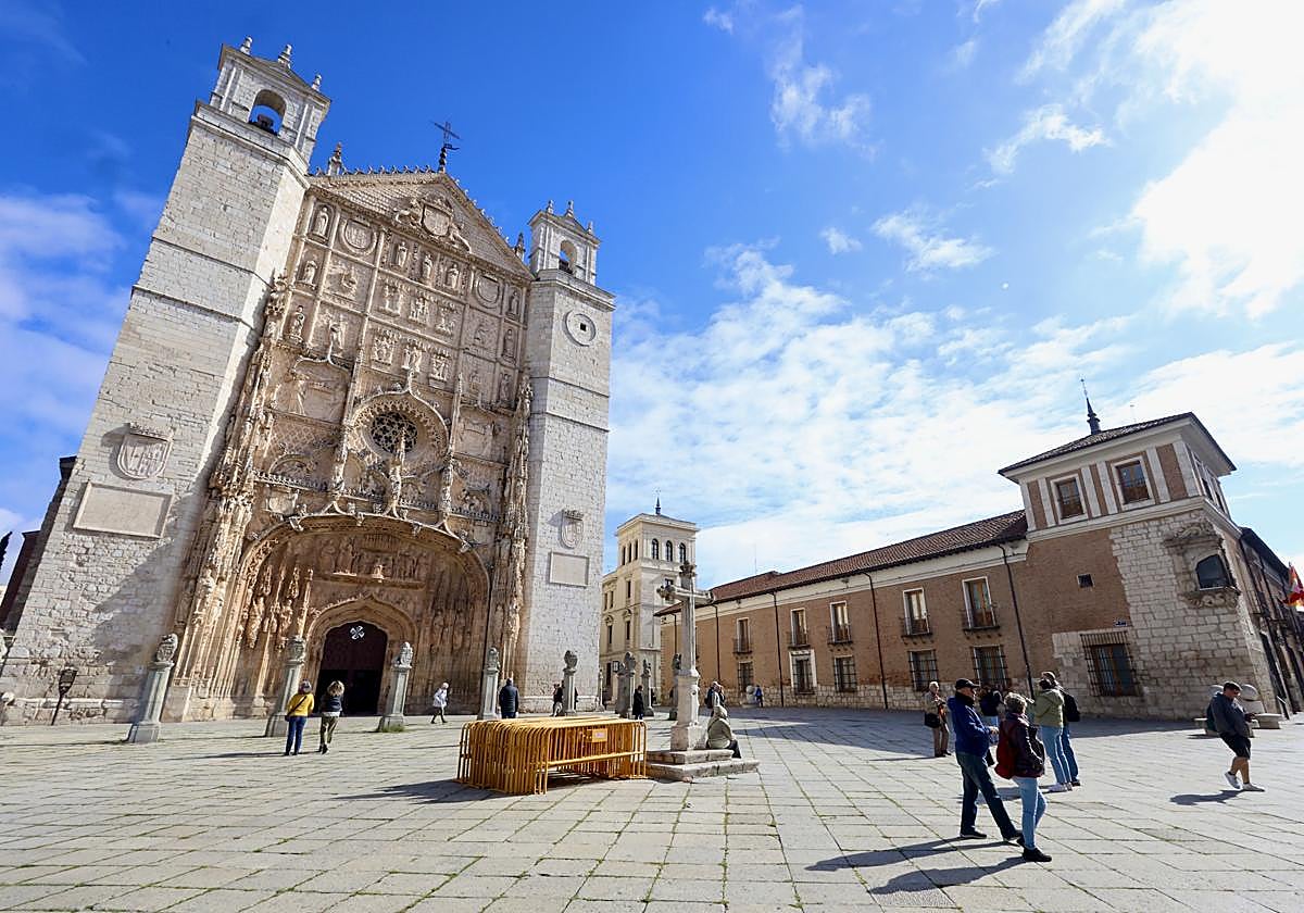 Plaza de San Pablo en Valladolid.