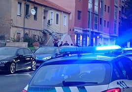 Policía Local de Segovia, en la carretera de Villacastín en una fotografía de archivo.