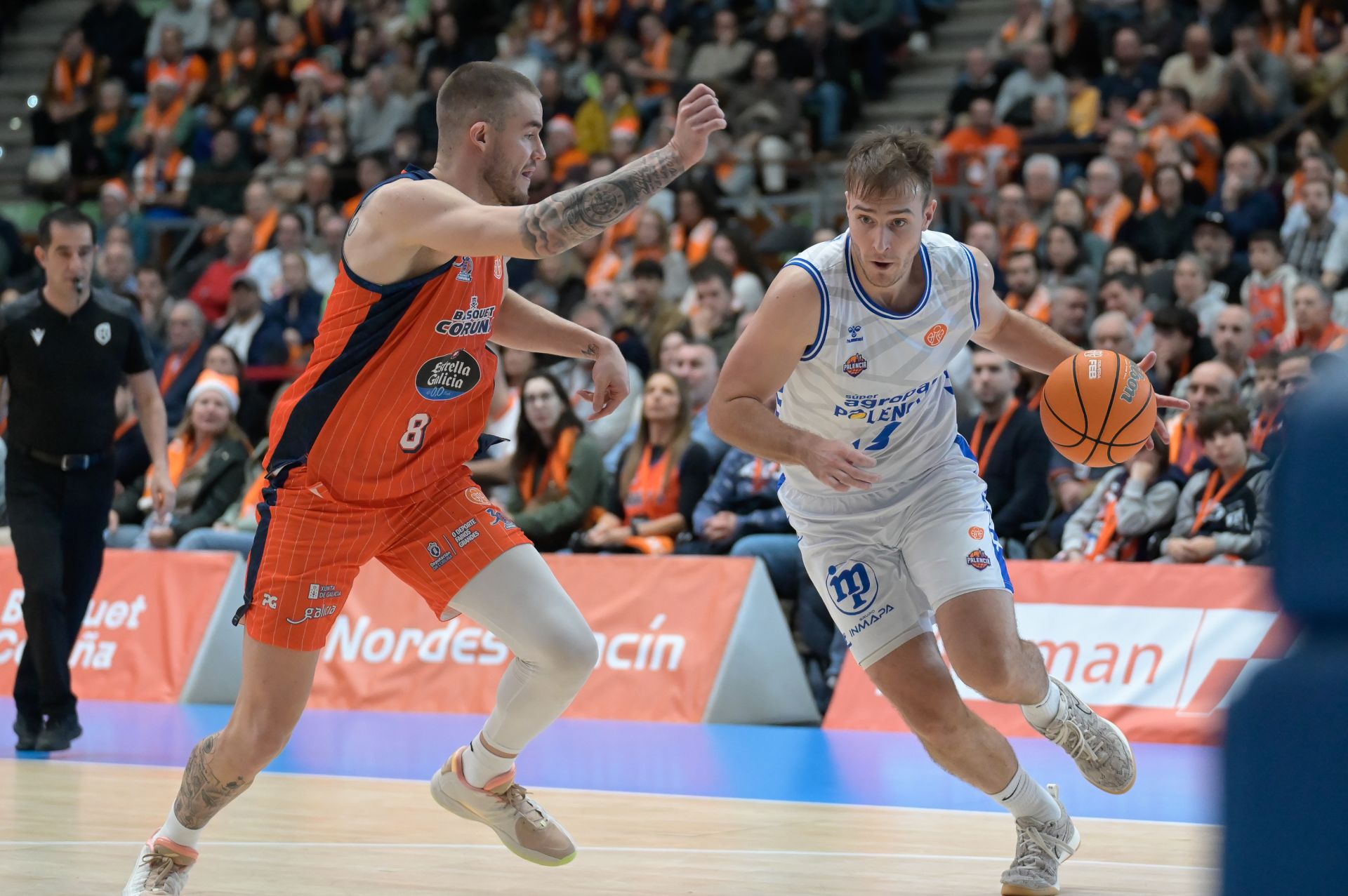 Así ha sido la derrota del Súper Agropal Palencia en la pista del Leyma Coruña