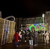 Encendido de la iluminación navideña en El Espinar.