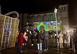 Encendido de la iluminación navideña en El Espinar.