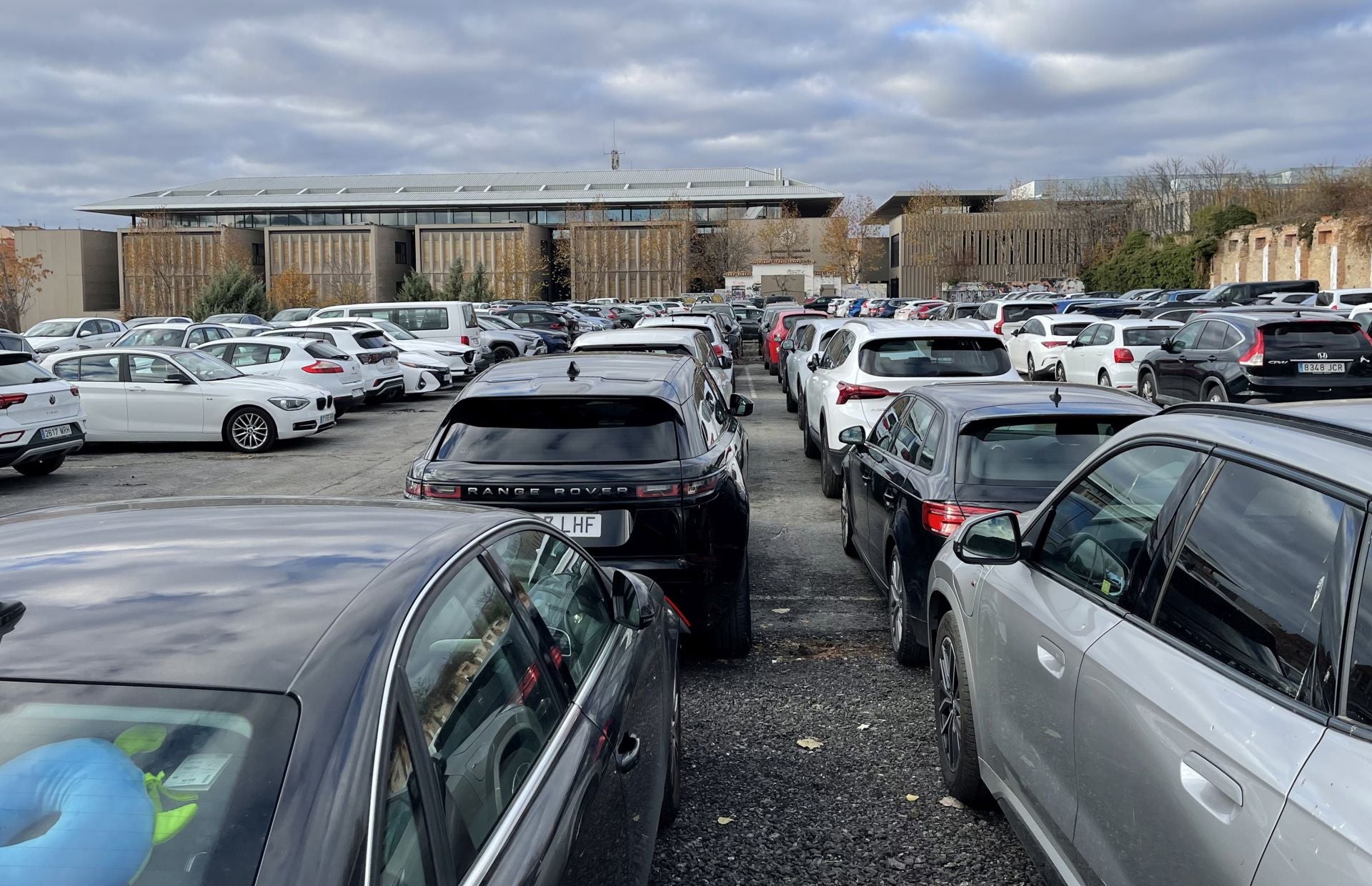 Fotos de los problemas en aparcamientos de Segovia