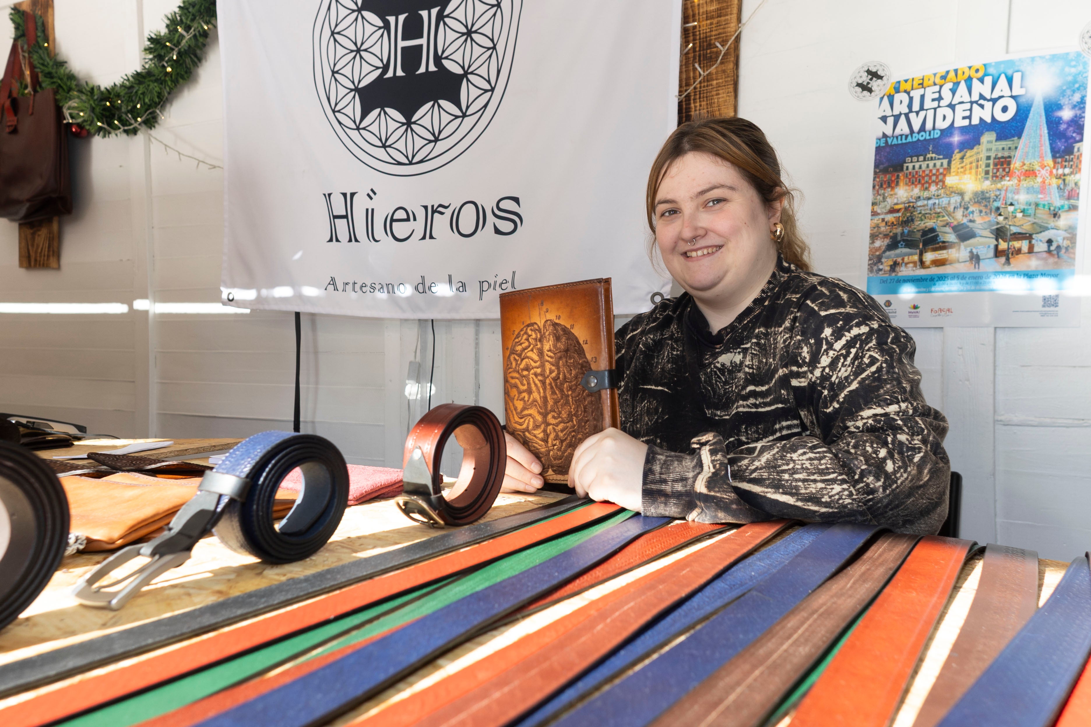 Las imágenes del mercado y el ambiente navideño en Valladolid